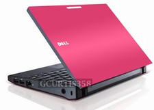 HOT PINK Vinyl Lid Skin Cover Decal fits Dell Latitude 2100 Laptop