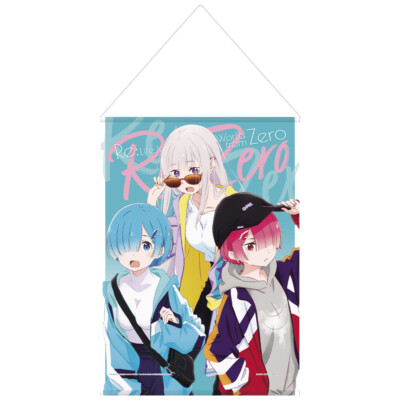 re zero rem ram Emilia tapestry Ichiban kuji D bandai