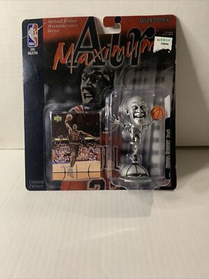 Michael Jordan Maximum Air Figure Silver Edition Chicago Bulls NBA NIP BB26