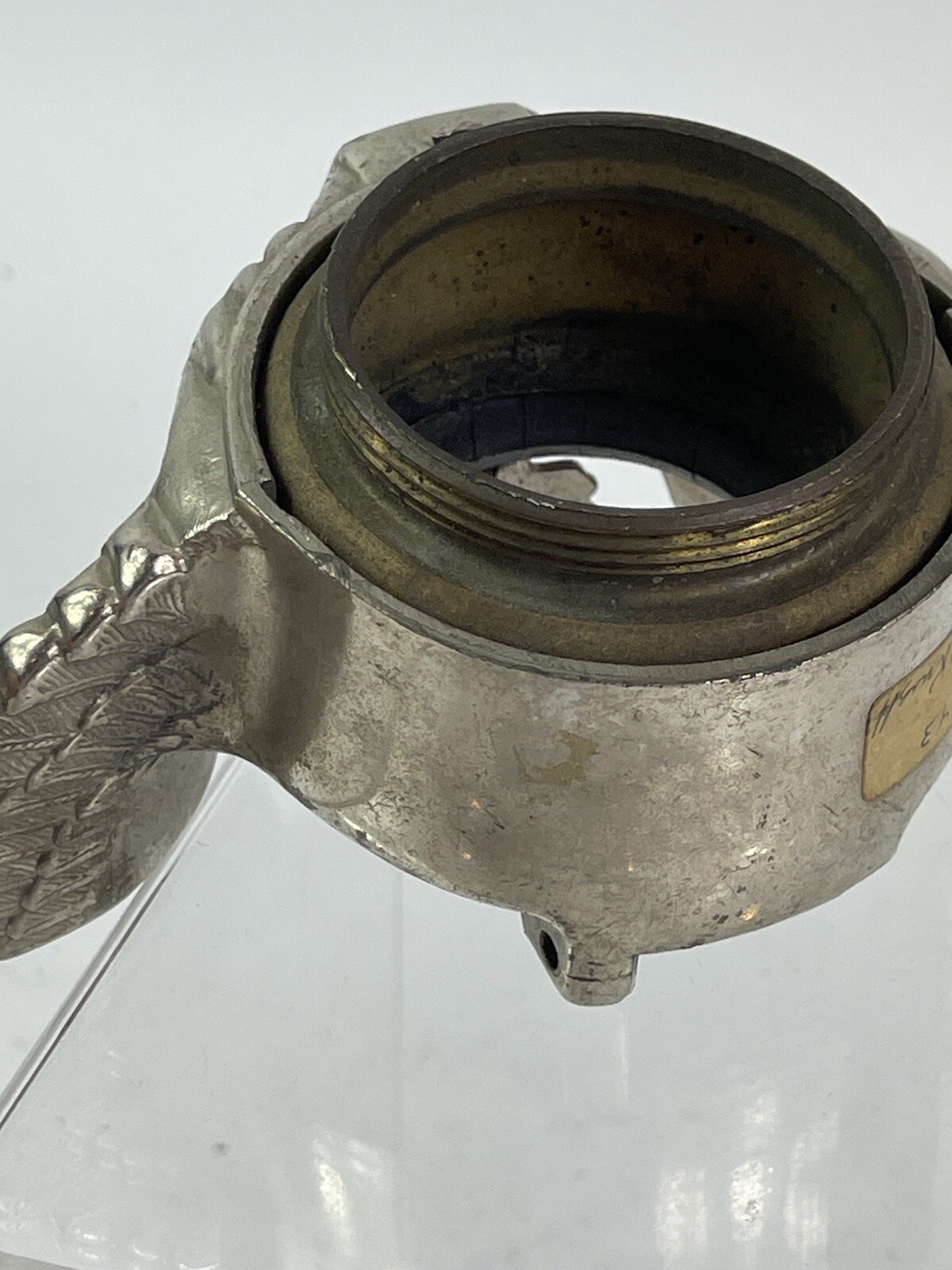 Antique KEYSTONE radiator cap motometer hood ornament metal eagle Heavy