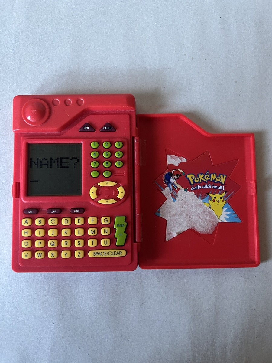 Pokemon Electronic Pokedex Vintage - Tiger Electronics - Testing