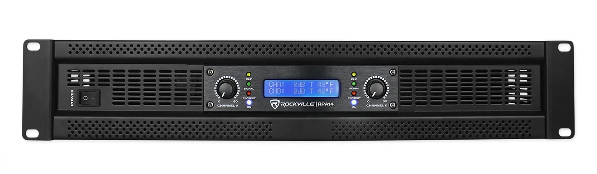 Rockville RPA14 7000 Watt Peak / 2000w RMS 2 Channel Power