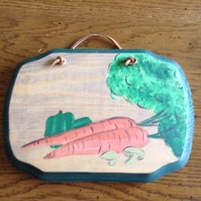 Personalized Handcrafted Kitchen/Carrots Theme Room SIGN Decor Wood Plaque