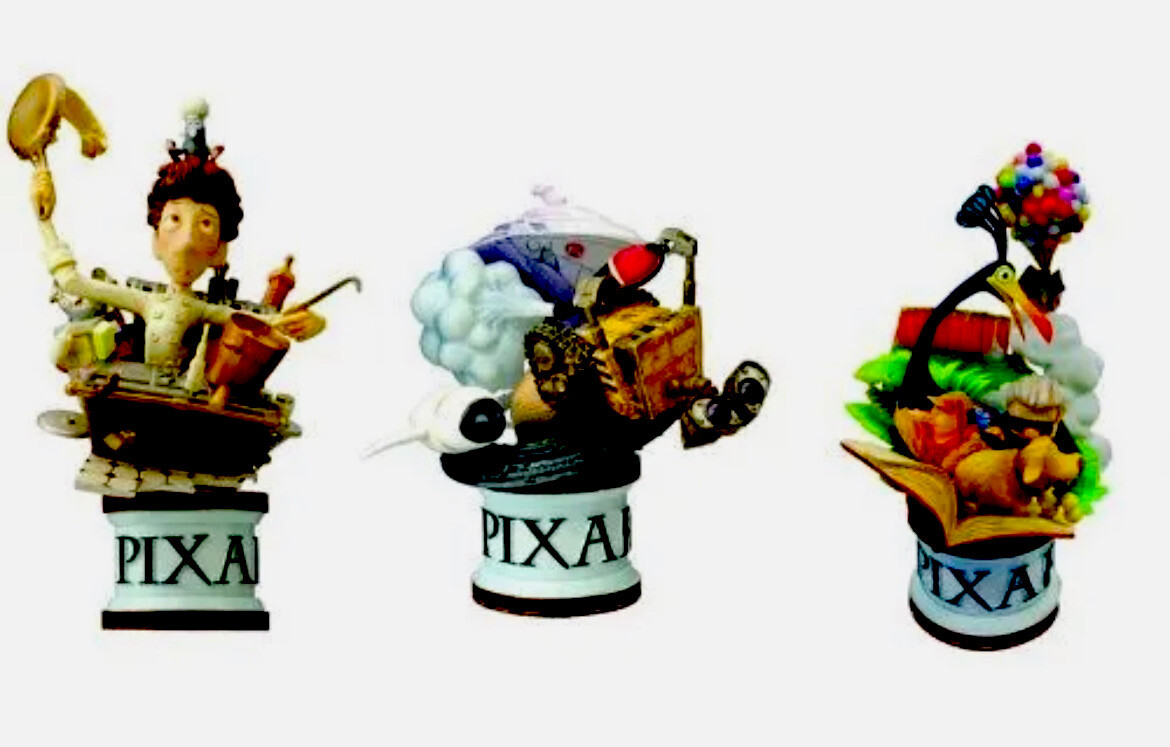 タオル・ハンカチ Disney characters FORMATION ARTS Disney Pixar Formation Arts Set of 3 Mini Figures by Square