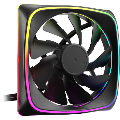 Sharkoon SHARK Lights RGB PWM, Gehäuselüfter, schwarz