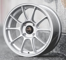 Alloy Wheels 15" SR-9 For Vauxhall Adam Agila Astra Calibra Corsa 4x100 Silver