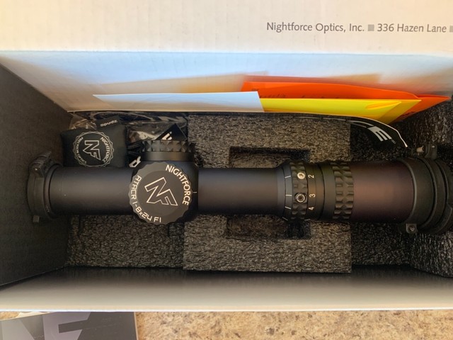  NightForce C597 ATACR 1 - 8X24 F1 Riflescope - Black for 