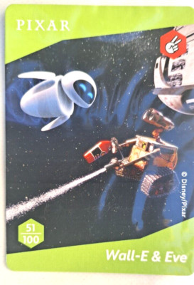 Woolworths 2023 Disney 100 Wonder card # 51 of 100  DISNEY    Wall-E and Eve