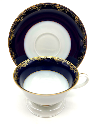 Rosenthal Group Classic Rose Collection Cobalt Blue Teacup