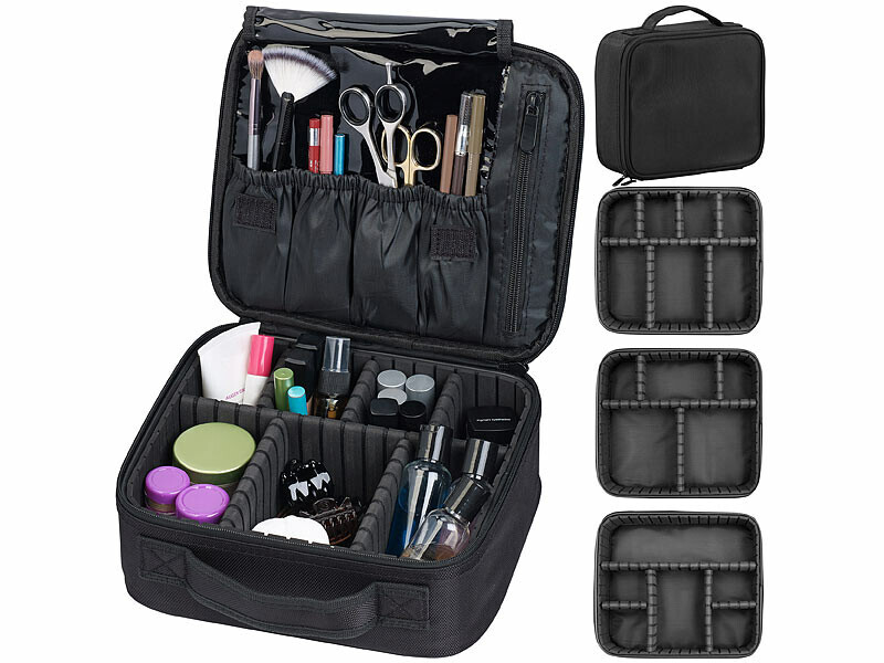Trousse de toilette professionnelle XCase compartimentée contre les fuites