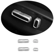 For 2018-2022 Honda Accord 10th ABS Silver Seat Adjust Handle Button Cover Trim