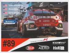 2023 Honda Of America Racing Team Hart Civic Type R Signed Indy Imsa Hero Card