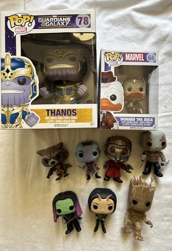 Funko Pop Marvel Guardians Of The Galaxy Lot Open 9 Figures