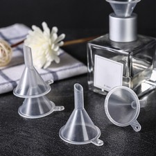 2/6 pezzi mini piccoli imbuti in plastica per riempimento liquido profumo USD olio vuoto T8C0