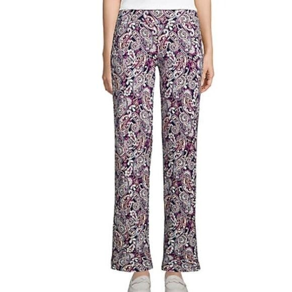 THE LIGHT】Starfish printed easy pants（Lands' End Women's
