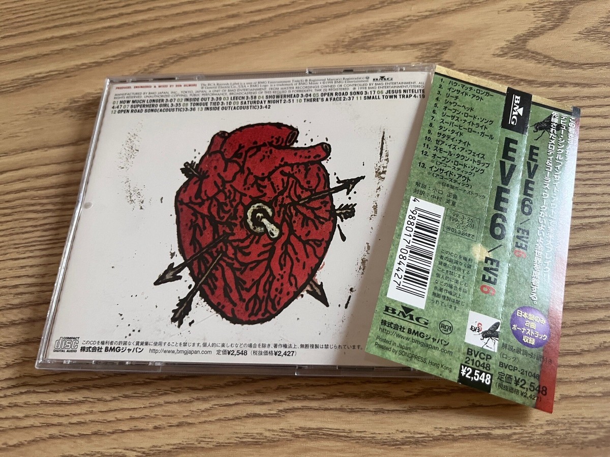 EVE 6 Debut album Japan OBI CD Post Rock Alternative 90s EVE 6 Debut album Japan OBI CD Post Rock Alternative 90s