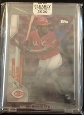 2020 Clearly Authentic ARISTIDES AQUINO ON CARD ROOKIE Autograph AUTO REDS