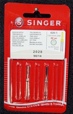 5 Singer Overlock Nähmaschinen Nadeln 2028 Stärke 90/14