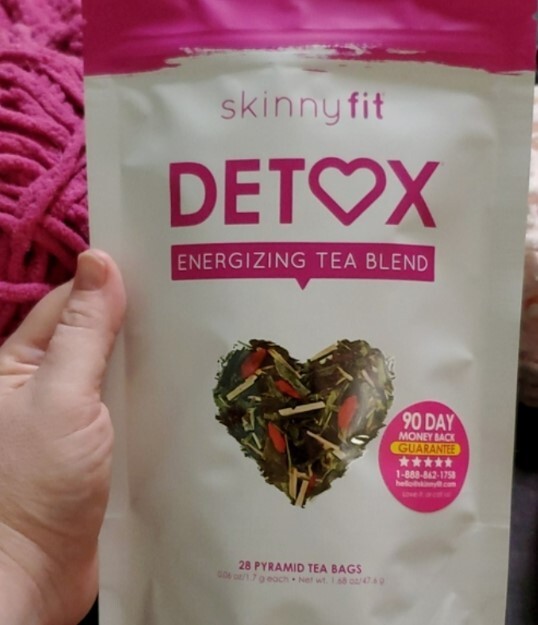 Skinny Fit Detox Superfoods Tea Peach Flavor 28 Count Genuine