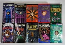 V.C. Andrews Vintage Paperback Book Lot of 10 - Preowned [Lot E]