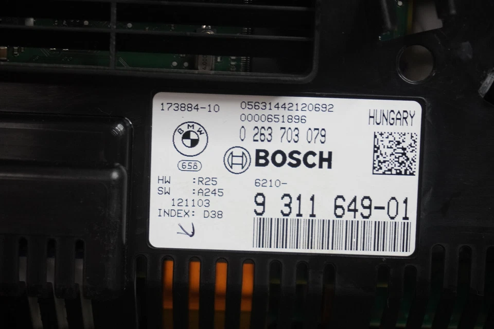 BMW 550i 2011 2012 2013 velocímetro calibre panel fabricante de equipos originales 138 k millas 0263703079 Foto 4 de 4