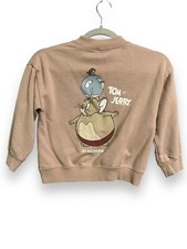Tom And Jerry Sweatshirt Youth 4 5 Pink Pullover Sweater Kids French Size 120