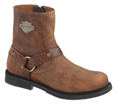 Harley-Davidson® Men's Brown Scout 8-Inch Motorcycle Boots Inside