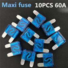 10PCS 60Amp MAXI Fuse Large Audio Blade Style Maximum Fuse For Automotive Boat