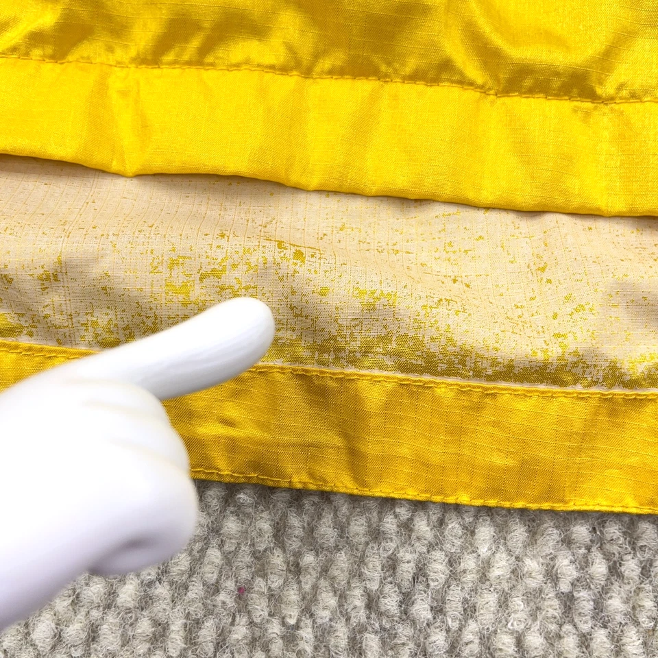 Fox Racing Jacket Men Large Yellow Pullover Windbreaker Motocross Vintage Y2K - Image 4 of 4