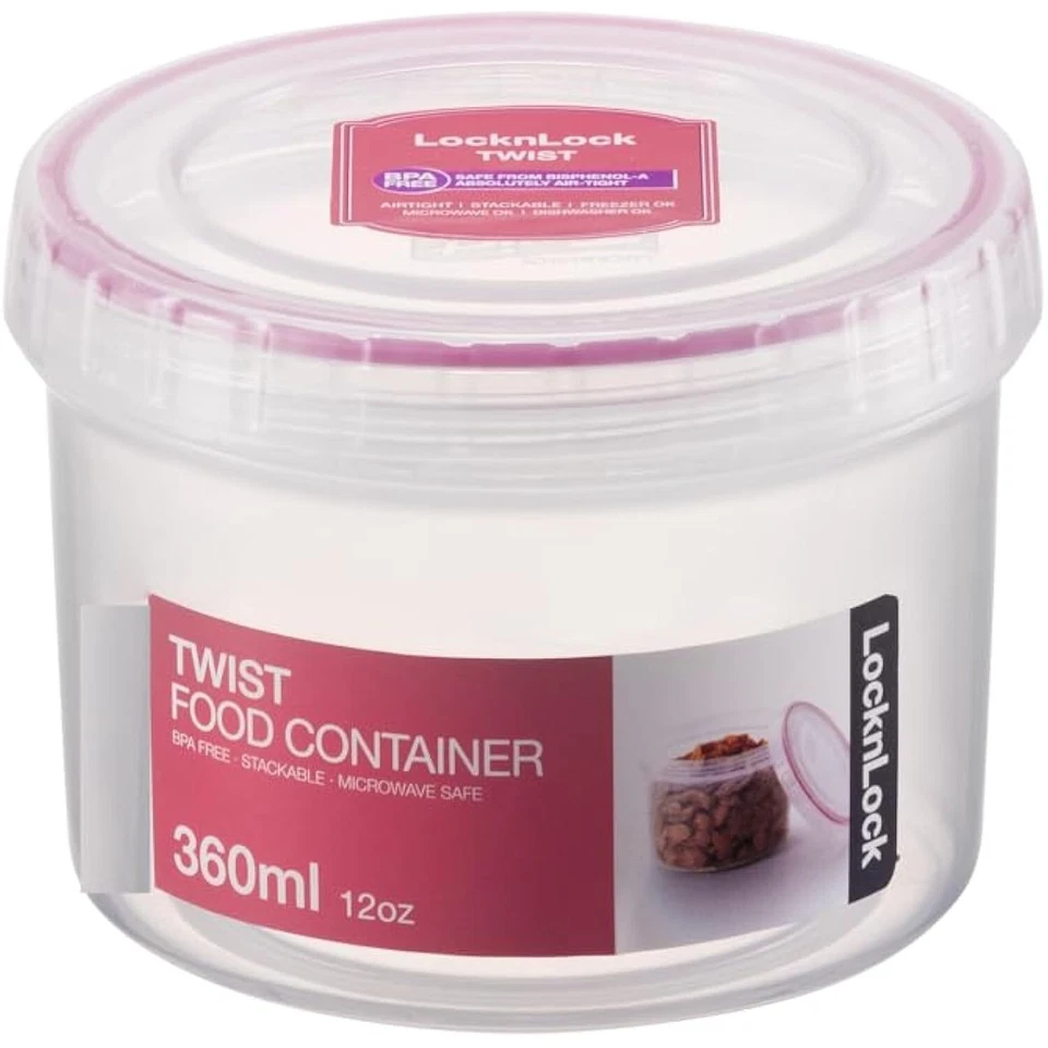 Easy Essentials Twist Lid 12oz Airtight Food Storage Container BPA Free - Image 4 of 4