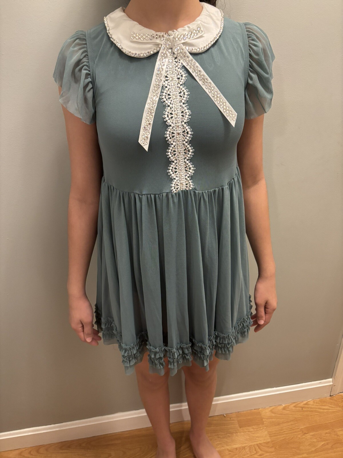 lyrical dance costume child large With Headpieces - image 1