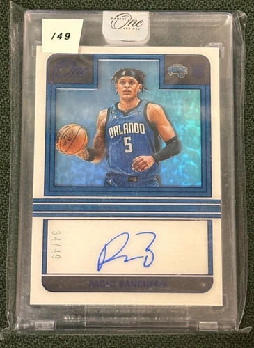 PAOLO BANCHERO 2022 PANINI AND ONE BASKETBALL ENCASED AUTO RC /49 ORLANDO MAGIC