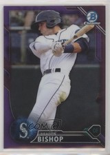 2016 Bowman Chrome Prospects Purple Refractor 153/250 Braden Bishop #BCP243 y0i