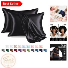 Comfortable Sleep Set: Satin Pillowcases for Hair Skin - 20x30 Queen Size