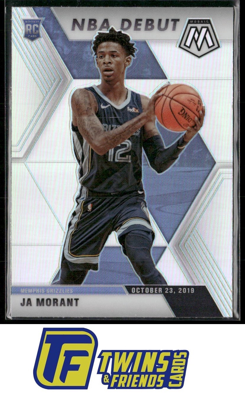 2019-20 Panini Mosaic #274 Ja Morant Silver Prizm