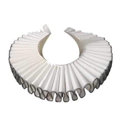 Victorian Style Ruffled Neck Ruff for Retro Fashion Enthusiasts False Collar