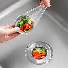 Kitchen Sink Strainer Mesh Bag, Anti-Clogging Disposable Sink Drain Covers