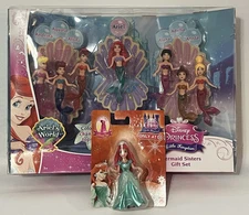 HTF Disney Princess Little Kingdom Ariel's World Color-Change Tops & 1 MagiClip 