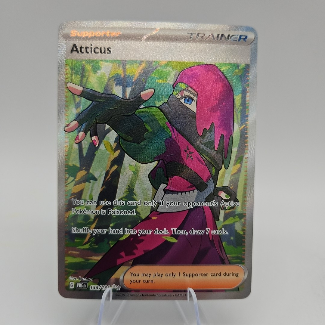 atticus pokemon card Atticus Prismatic Evolutions - 133 main image 1