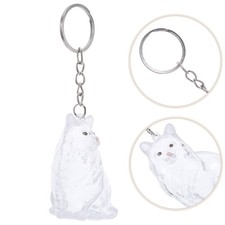 Pet Transparent Storage Keychain Cat Hair Keepsake Memorial Box