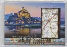 2018 Goodwin Champions World Traveler Map Relics Mont St Michel France e6e