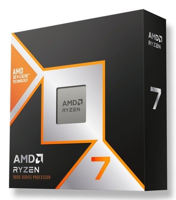 AMD Ryzen 7 9800X3D processor 4.7 GHz 104 MB L2 , L3 Box