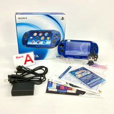 Sony PS Vita PCH-1000 Sapphire Blue Console A Rank with BOX Region Free 1DayShip