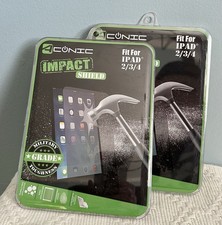 Aconic Impact Shield Screen Protector for The iPad 2/3/4 Pack of 2