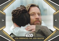 2023 Topps Star Wars Obi-Wan Kenobi Leia Embraces the Jedi Master #95