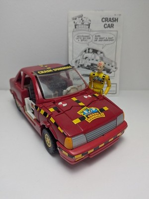 TYCO Crash Dummies Crash Car + Dummy + Anleitung | Vintage 1991 | Selten