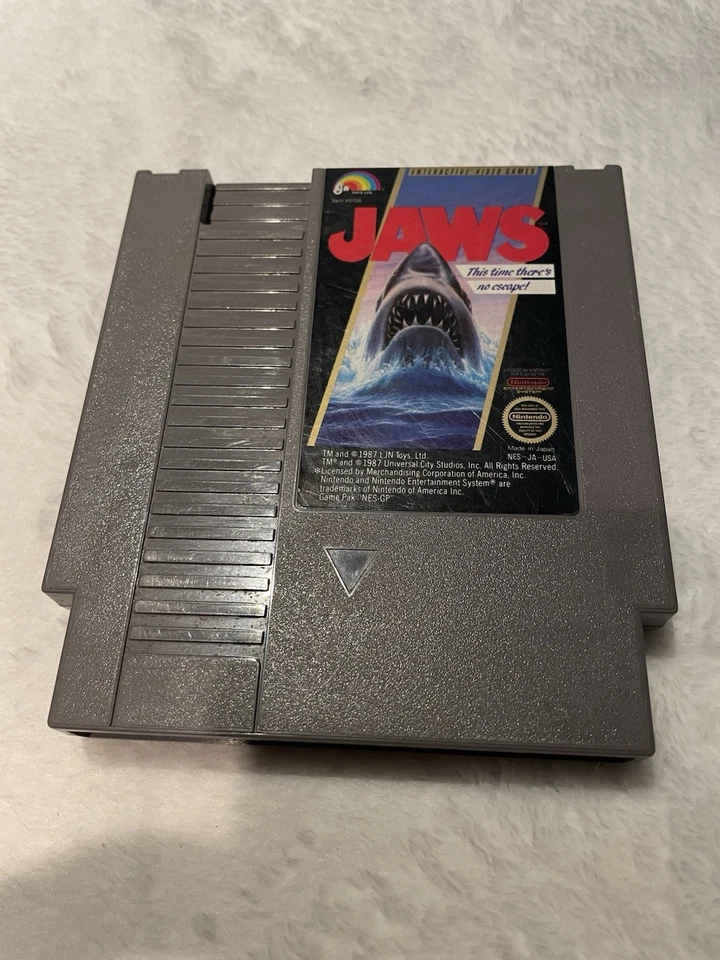 Jaws (Nintendo Entertainment System, 1987) In loose very good condition.  - Image 2 of 4
