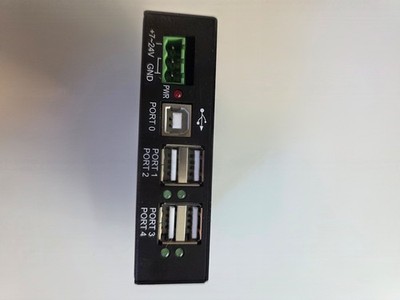 StarTech ST4200USBM 4-Port Industrial USB 2.0 Hub Metal Mountable DIN Rail