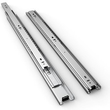 1 Pairs Full Extension Drawer Slides, 12 Inch Heavy Duty Drawer Runners, Side...