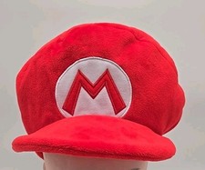 Super Nintendo World Universal Studios Mario Plush Hat Red Adjustable OSFM
